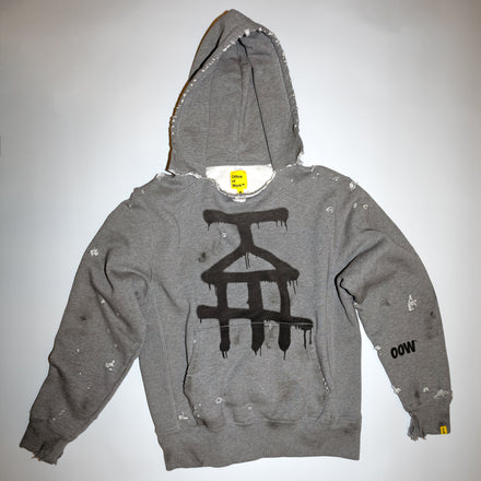 OOW® x PETER MISSING DISTRESSED HOODIE