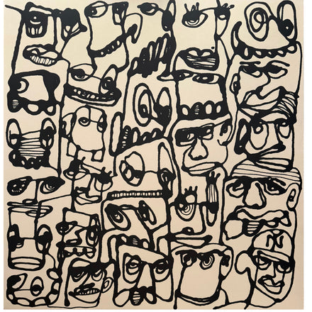 JAHLIL NZINGA "JAZZ TEMPLE" (2026) PAINTING