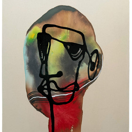 JAHLIL NZINGA "TIME UNDERNEATH IT" (2026) PAINTING