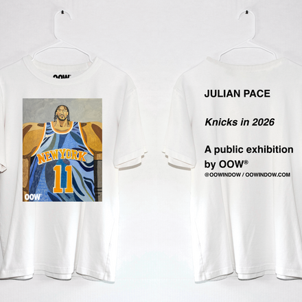 JULIAN PACE KNICKS IN 2026 EXHIBITION T-SHIRT