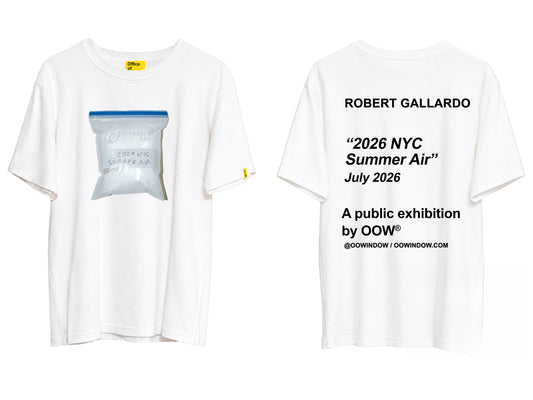 ROBERT GALLARDO: “2026 NYC SUMMER AIR” 2026 T-SHIRT