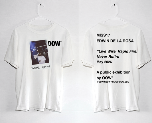 MISS17 & EDWIN DE LA ROSA: EXHIBITION T-SHIRT